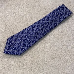 Tasso Elba 100% silk necktie - blue & gold